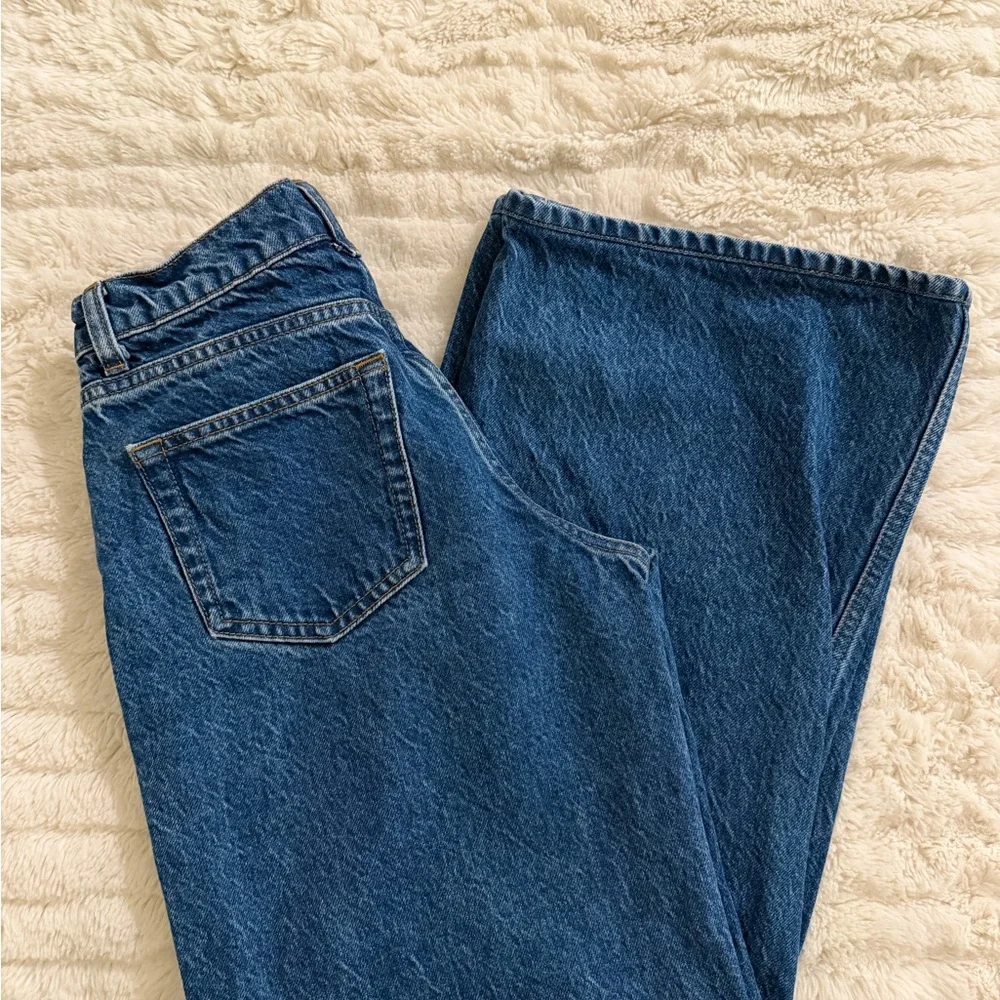 REFORMATION Cary Low Rise Slouchy Wide Leg Short Jeans - Cleary - Picture 9 of 9